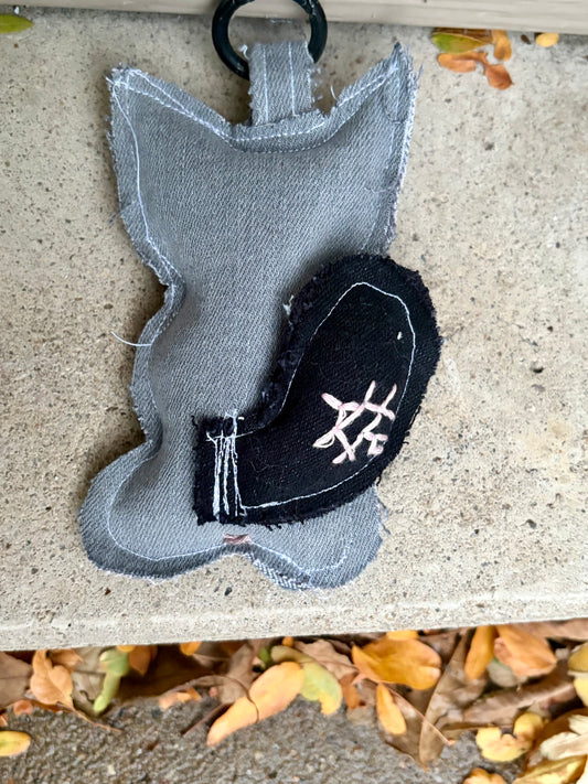 Grey + Black Wacky Cat