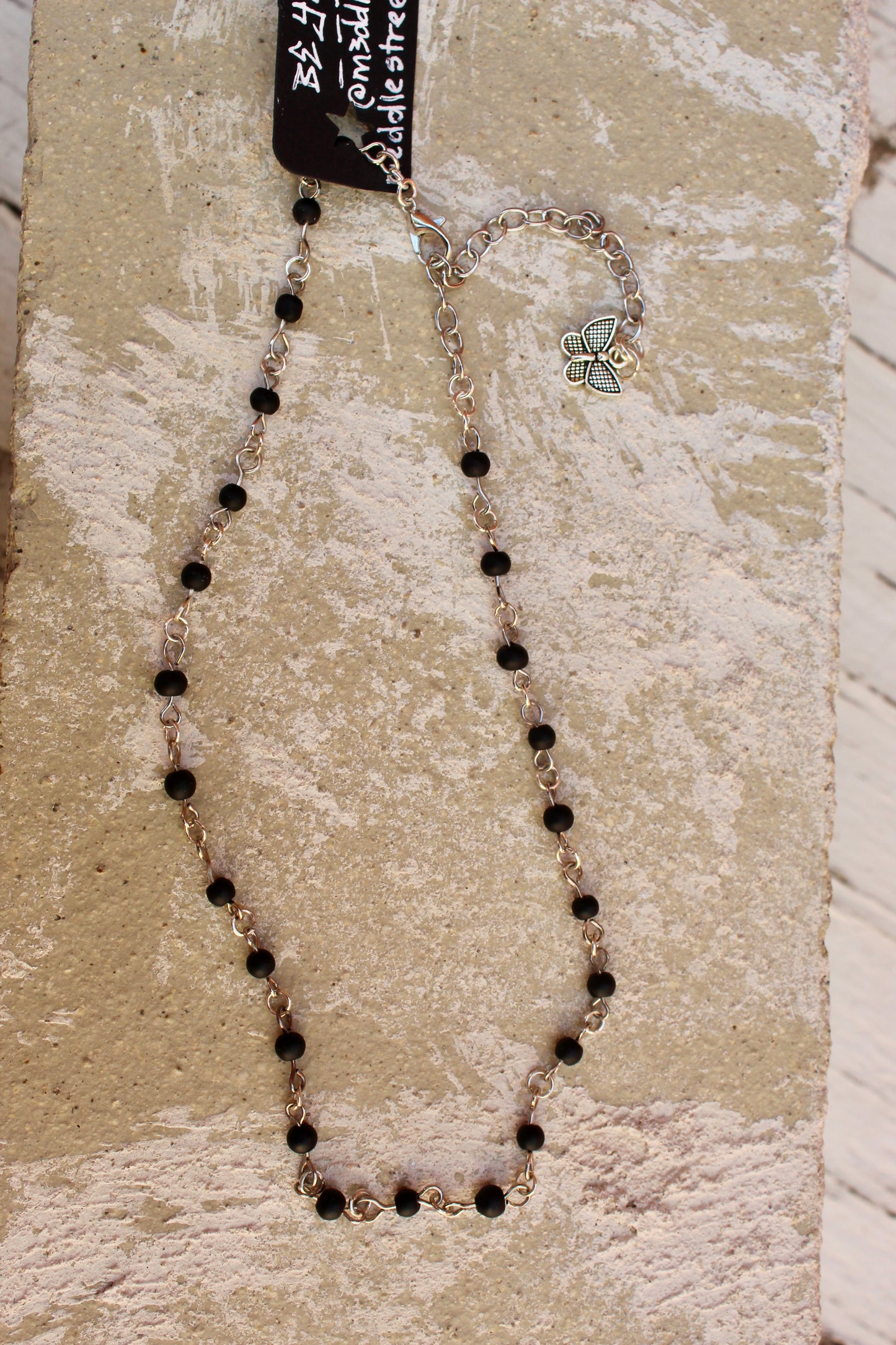 Black Stone Necklace