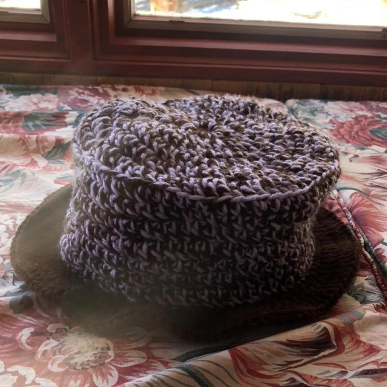 SOLD PuRPLe & BRoWN BuCKeT HaT