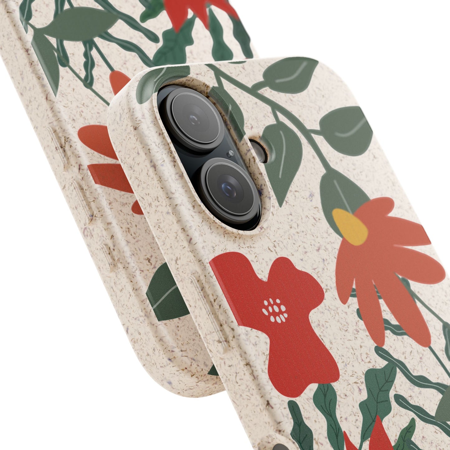 Biodegradable Floral Phone Case – Eco-Friendly Wildflower Design