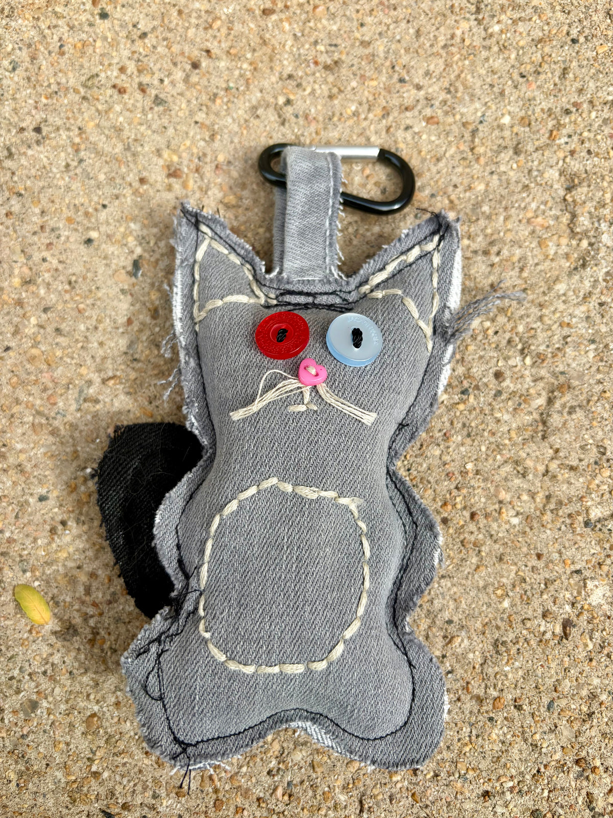 Grey + Black Wacky Belly Cat