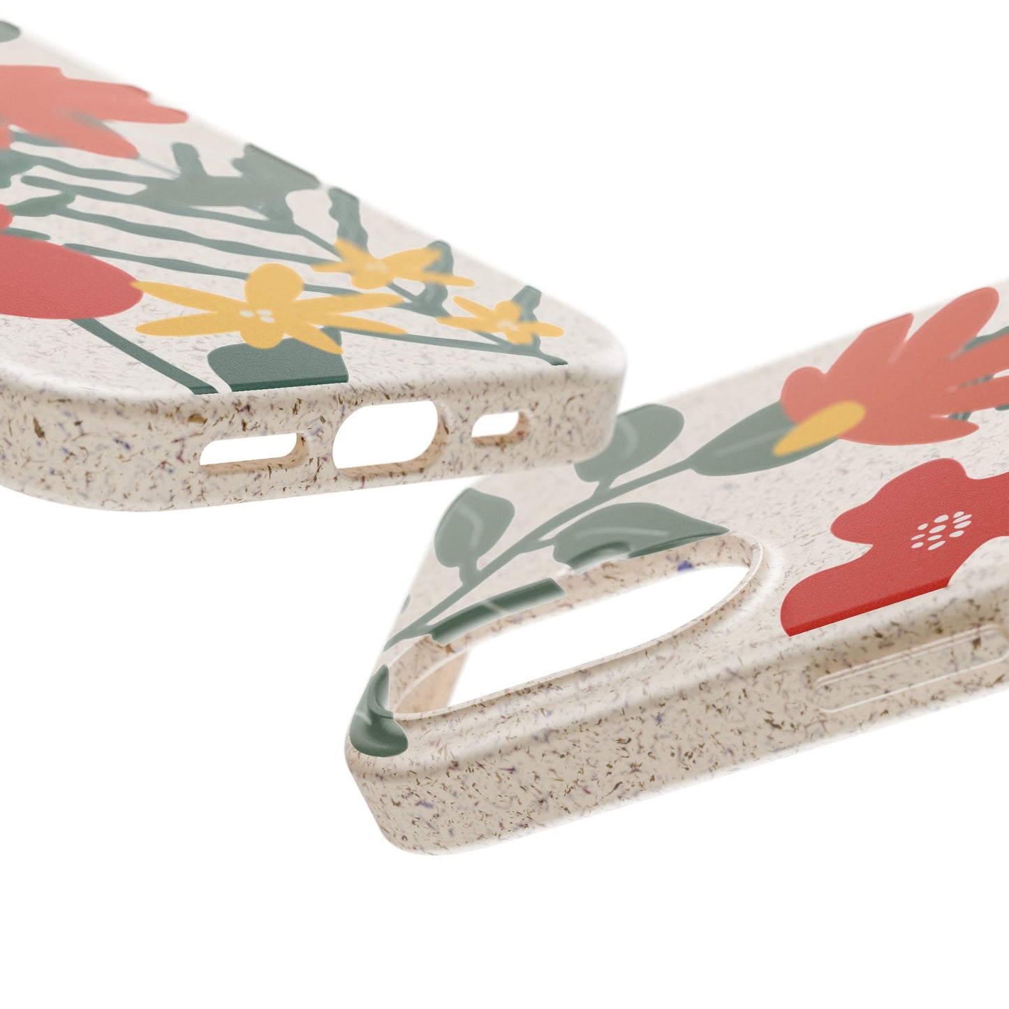 Biodegradable Floral Phone Case – Eco-Friendly Wildflower Design