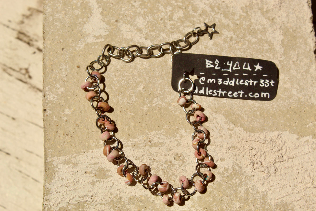 Handmade Bead Chain Bracelet