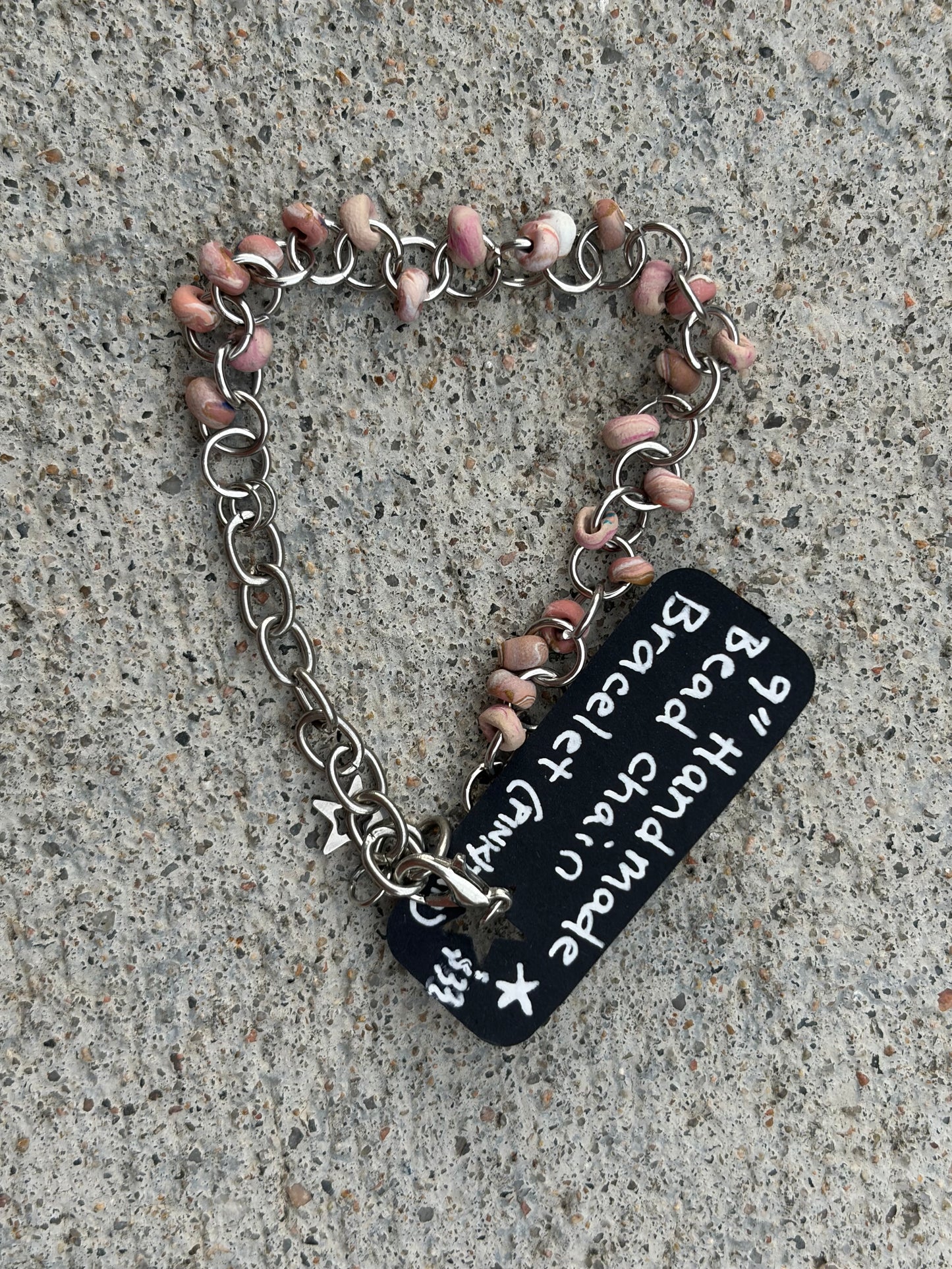 Handmade Bead Chain Bracelet