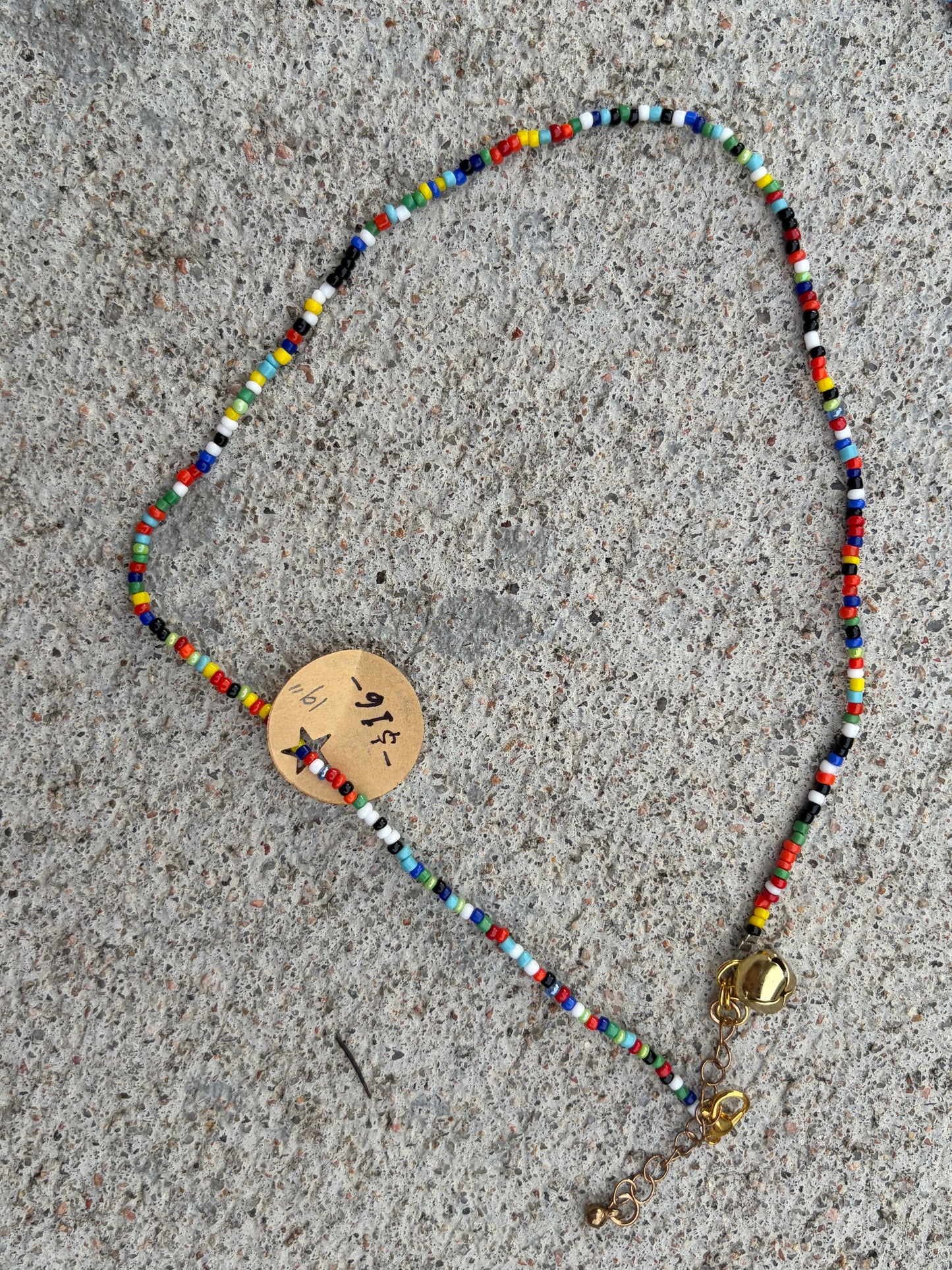 Handmade Seed Bead Necklace