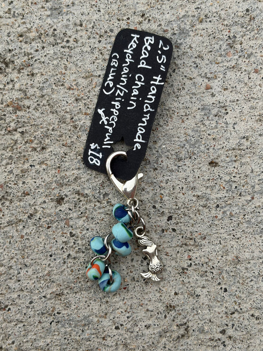 Handmade Bead Chain Keychain