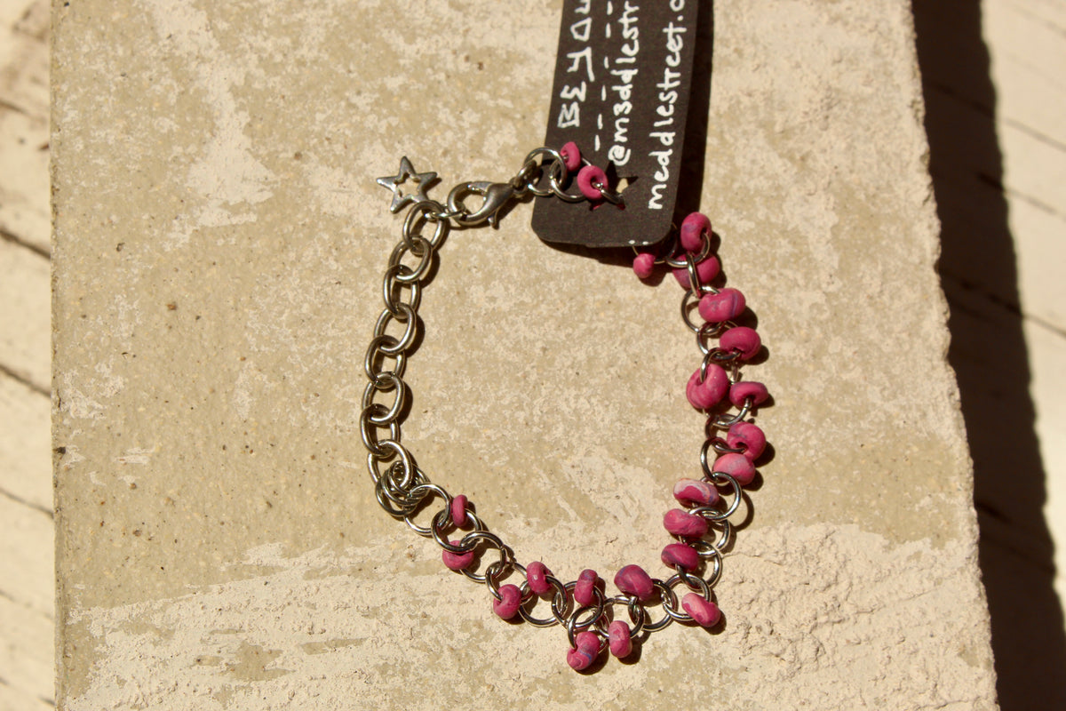 Handmade Bead Chain Bracelet