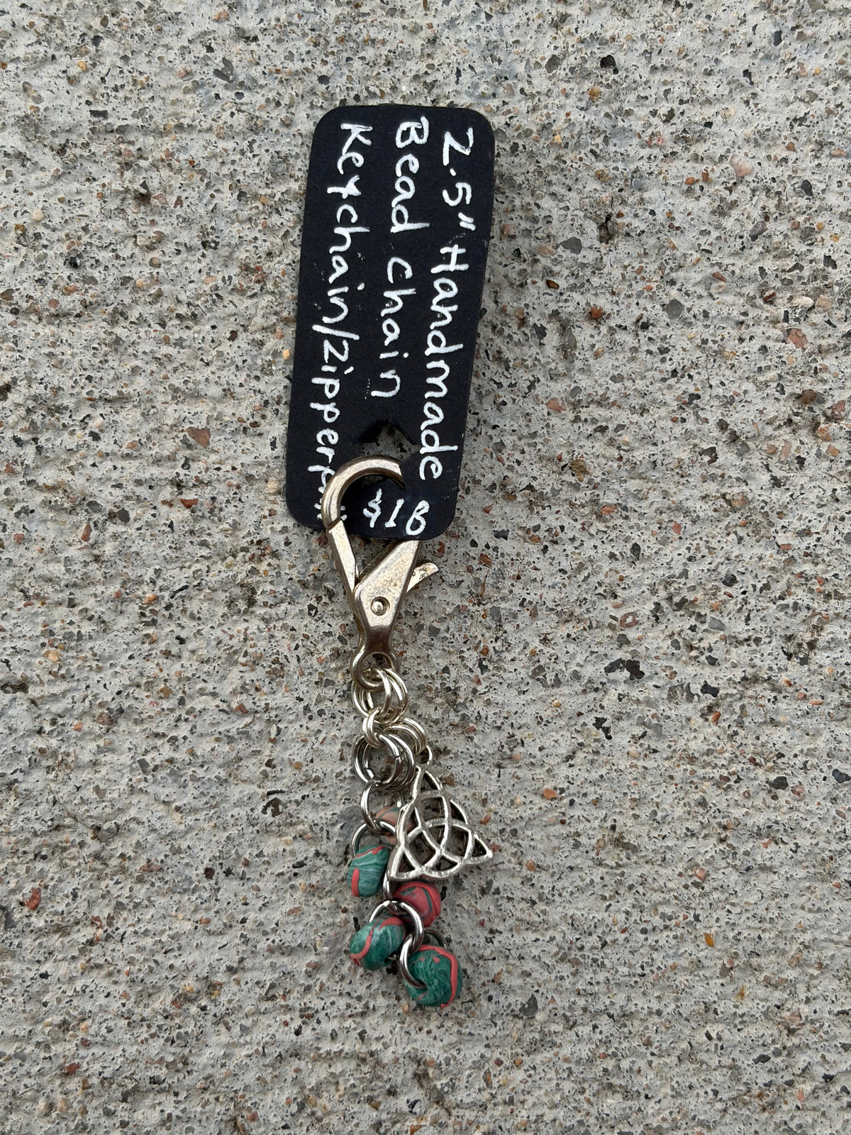 Handmade Bead Chain Keychain