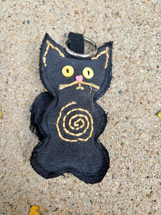 Orange + Slate Spiral Cat