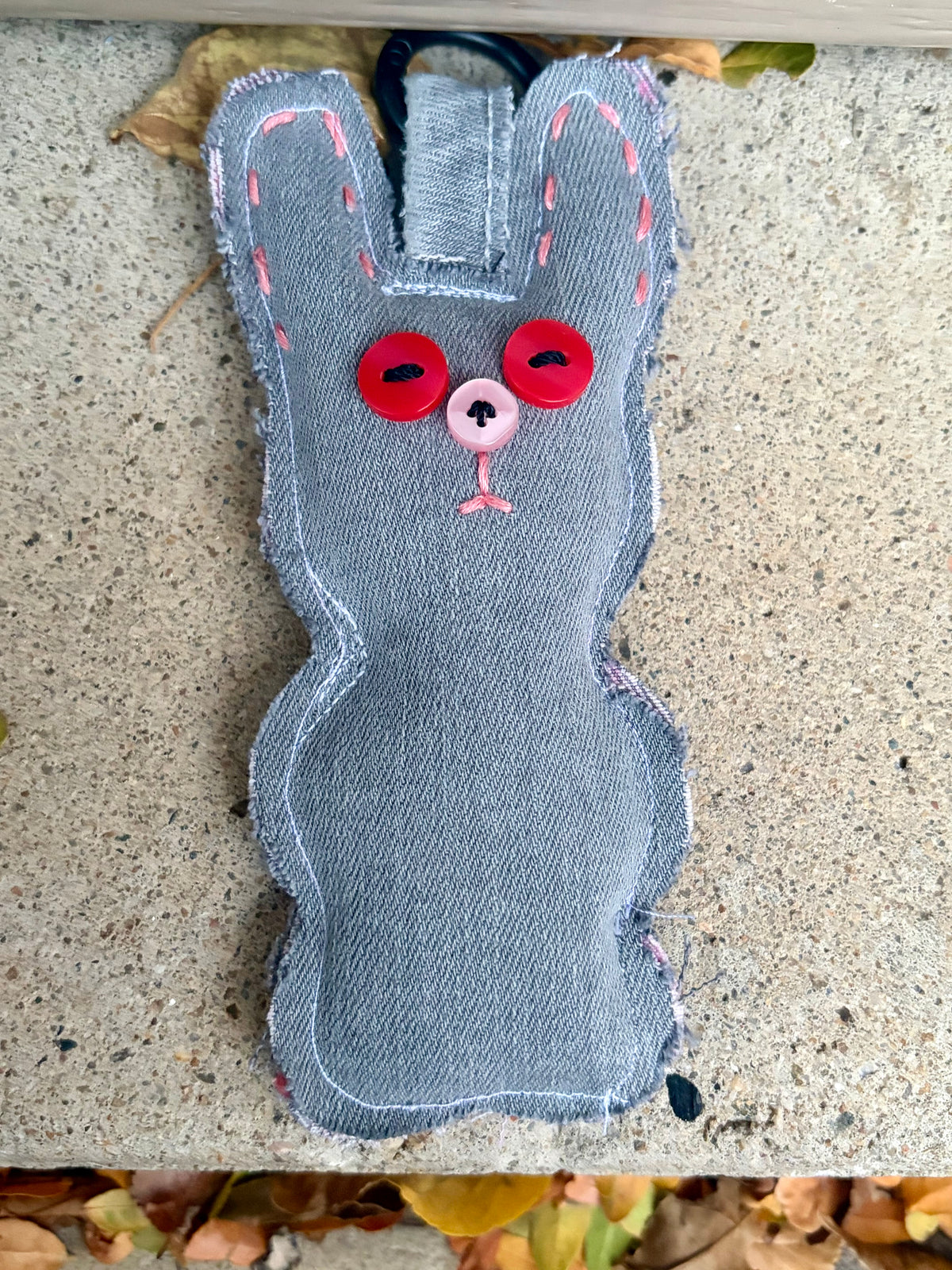 Pink + Grey Bunny
