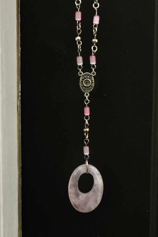 Pink Quartz Rosary