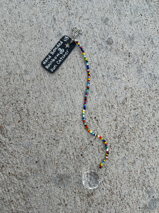 Handmade Beaded Suncatcher