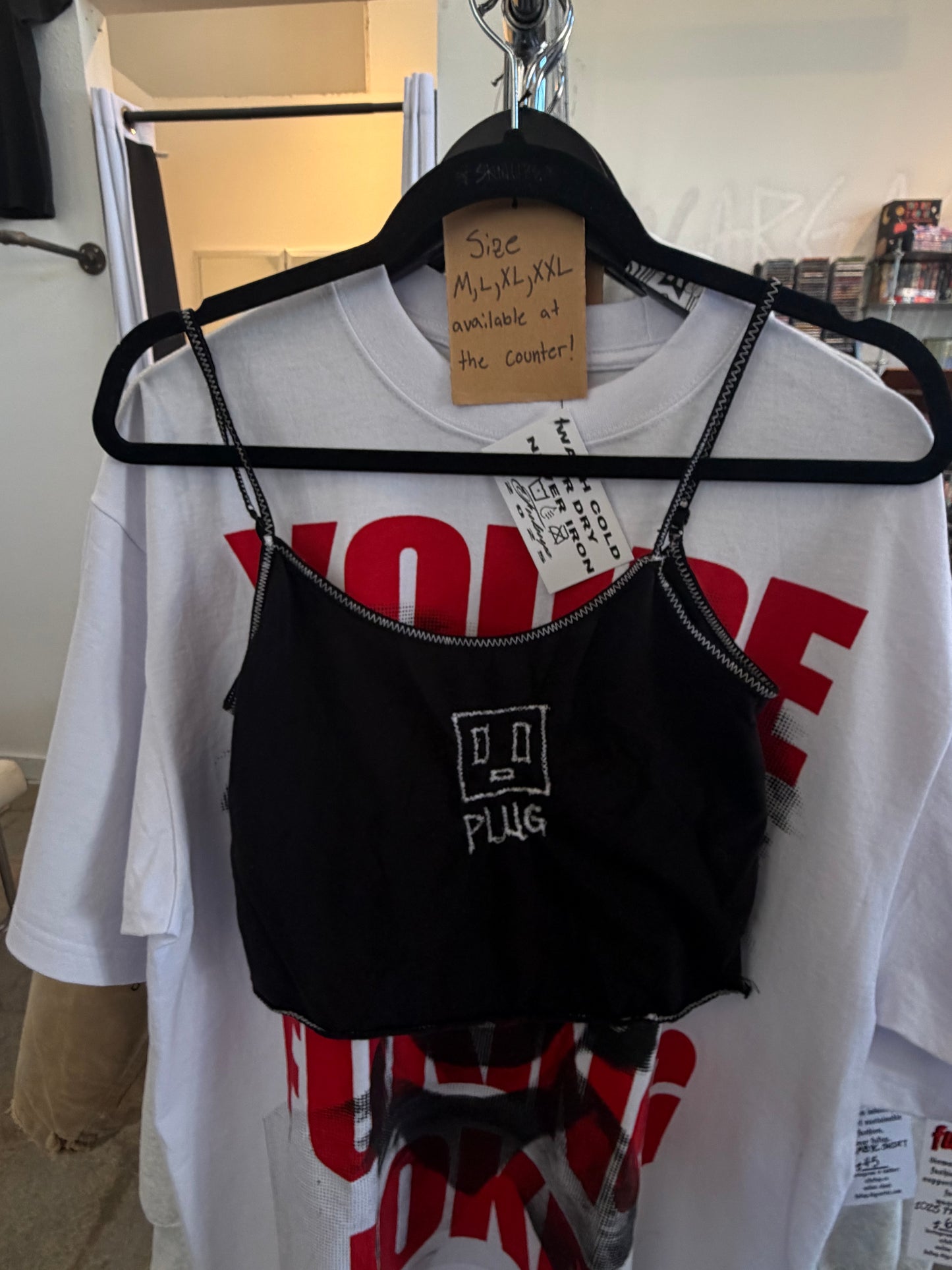 SOLD Plug Tank Top