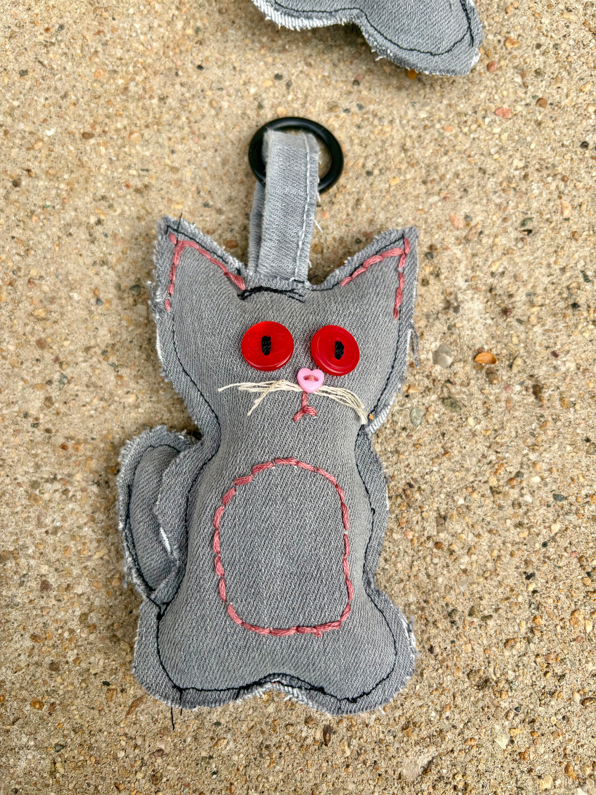 Pink + Grey Belly Cat