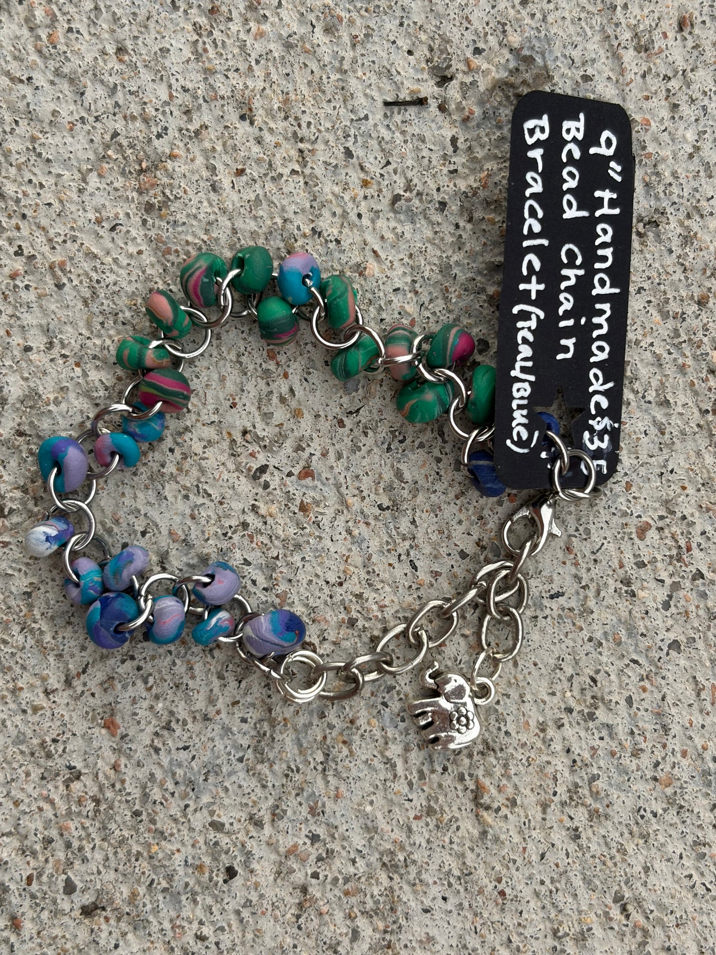 Handmade Bead Chain Bracelet