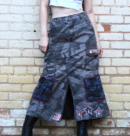 CaMo STaRⓉ CaRGo PoCKeT SKiRT