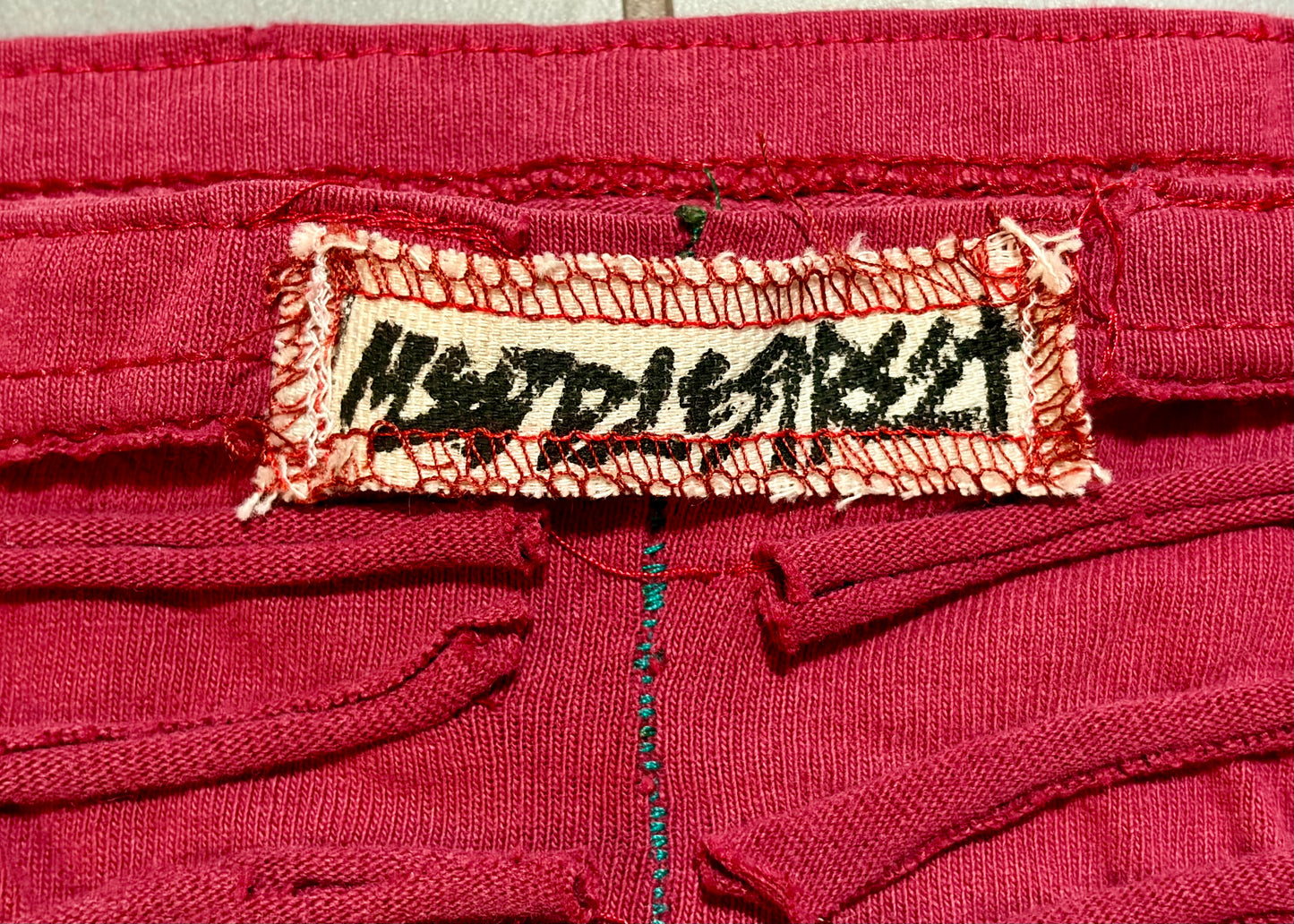 Red 'Ribs' Tube Top
