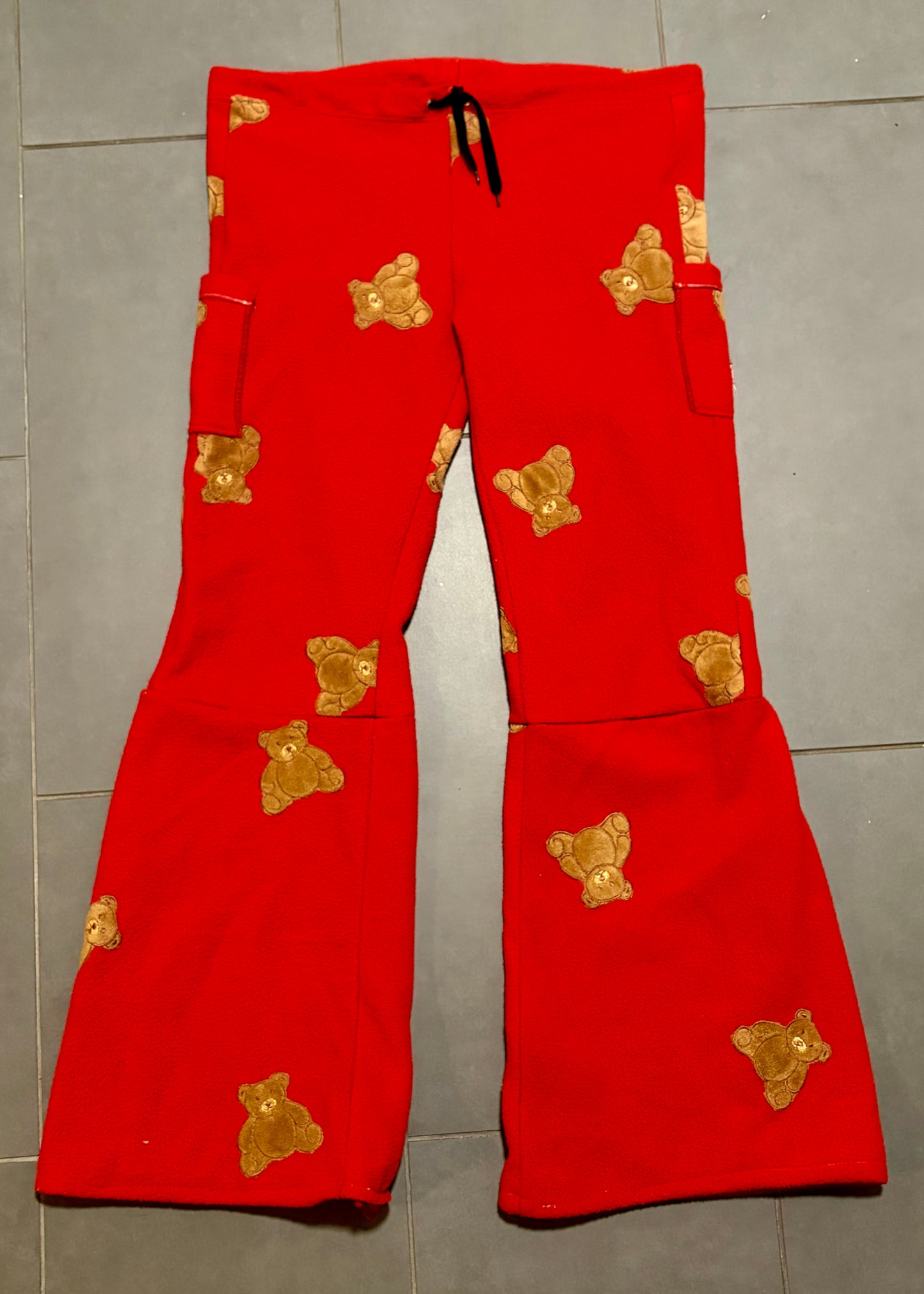Fleece Teddy Bear Pants PROCESS