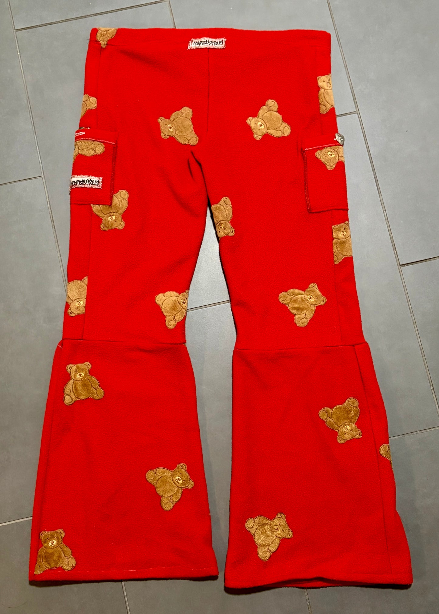 Fleece Teddy Bear Pants PROCESS