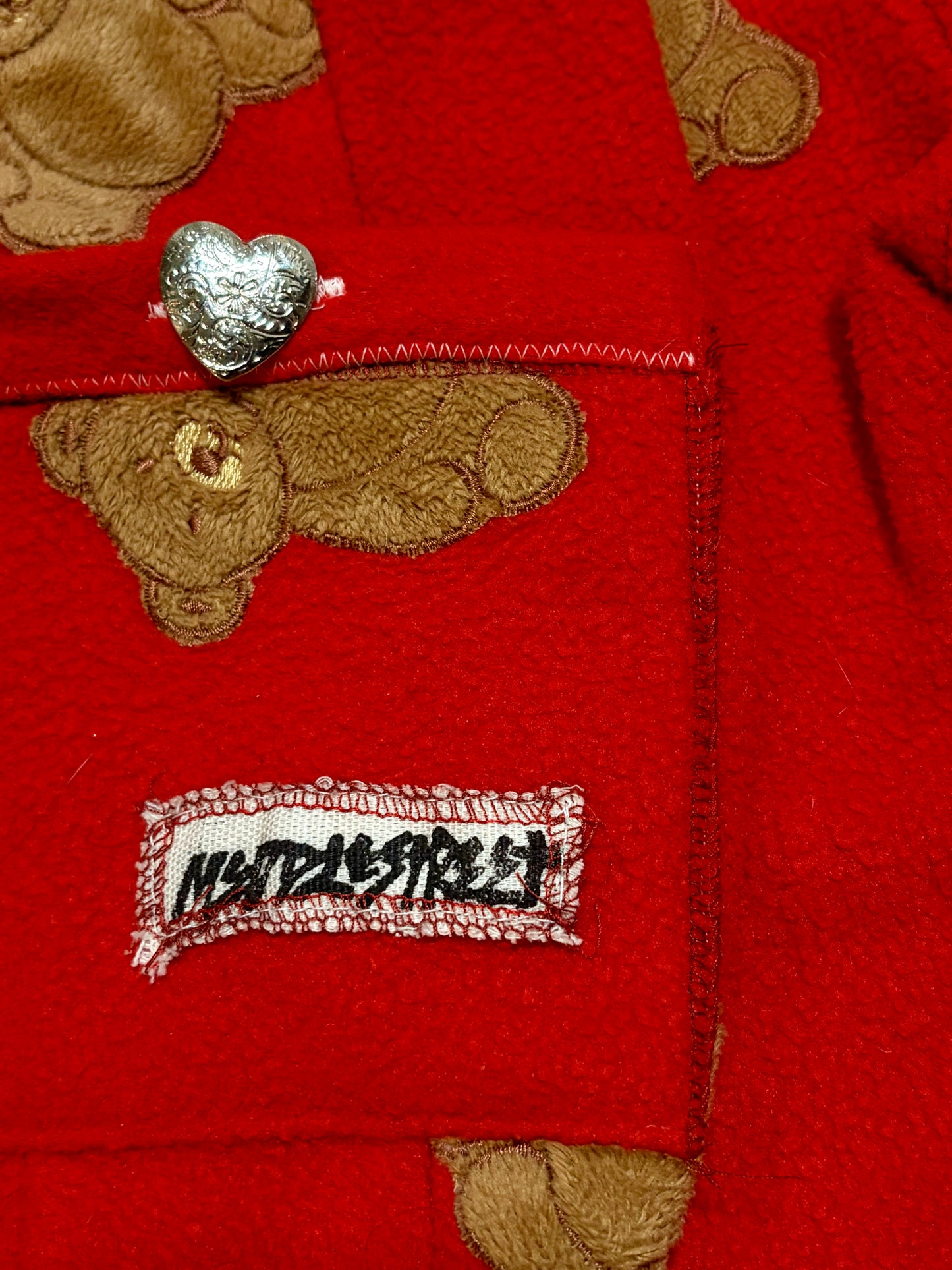 Fleece Teddy Bear Pants PROCESS