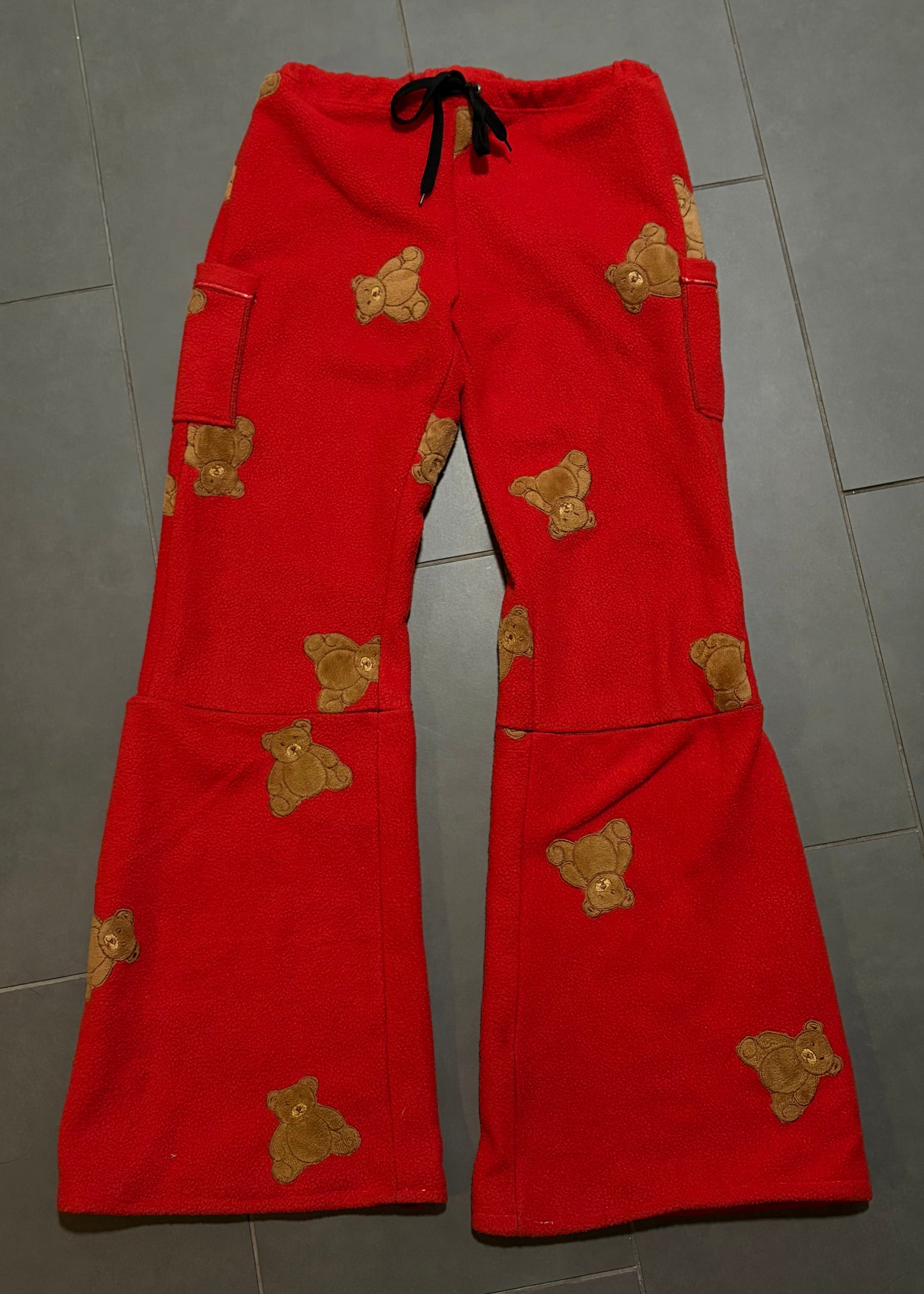 Fleece Teddy Bear Pants PROCESS