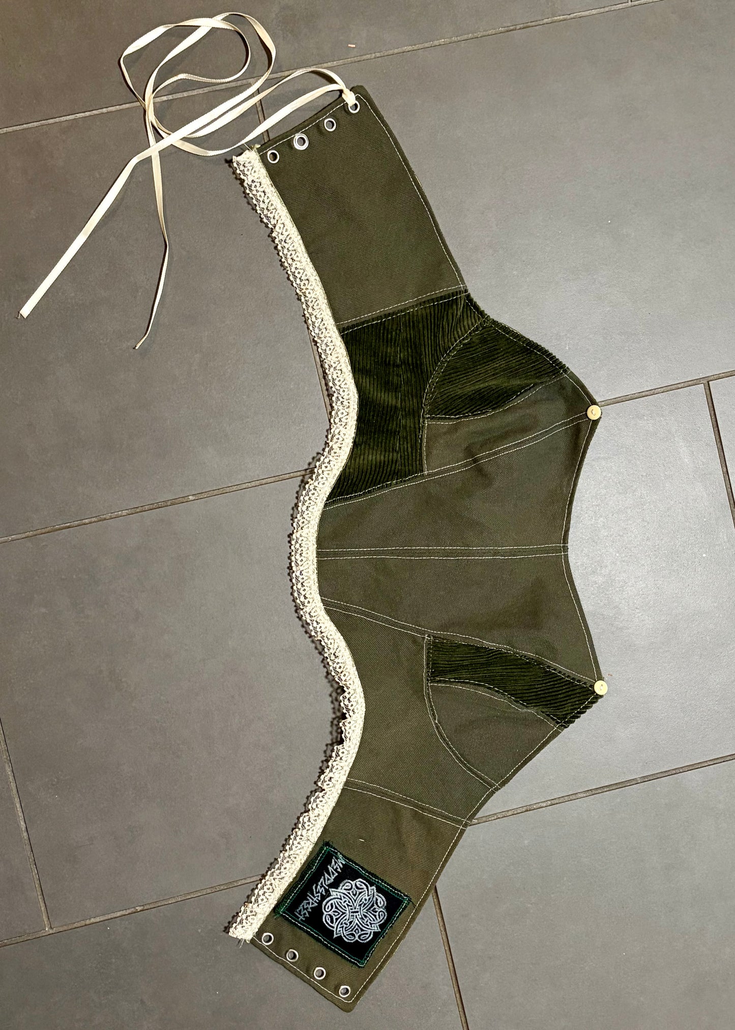 MultiGreen Corset Top