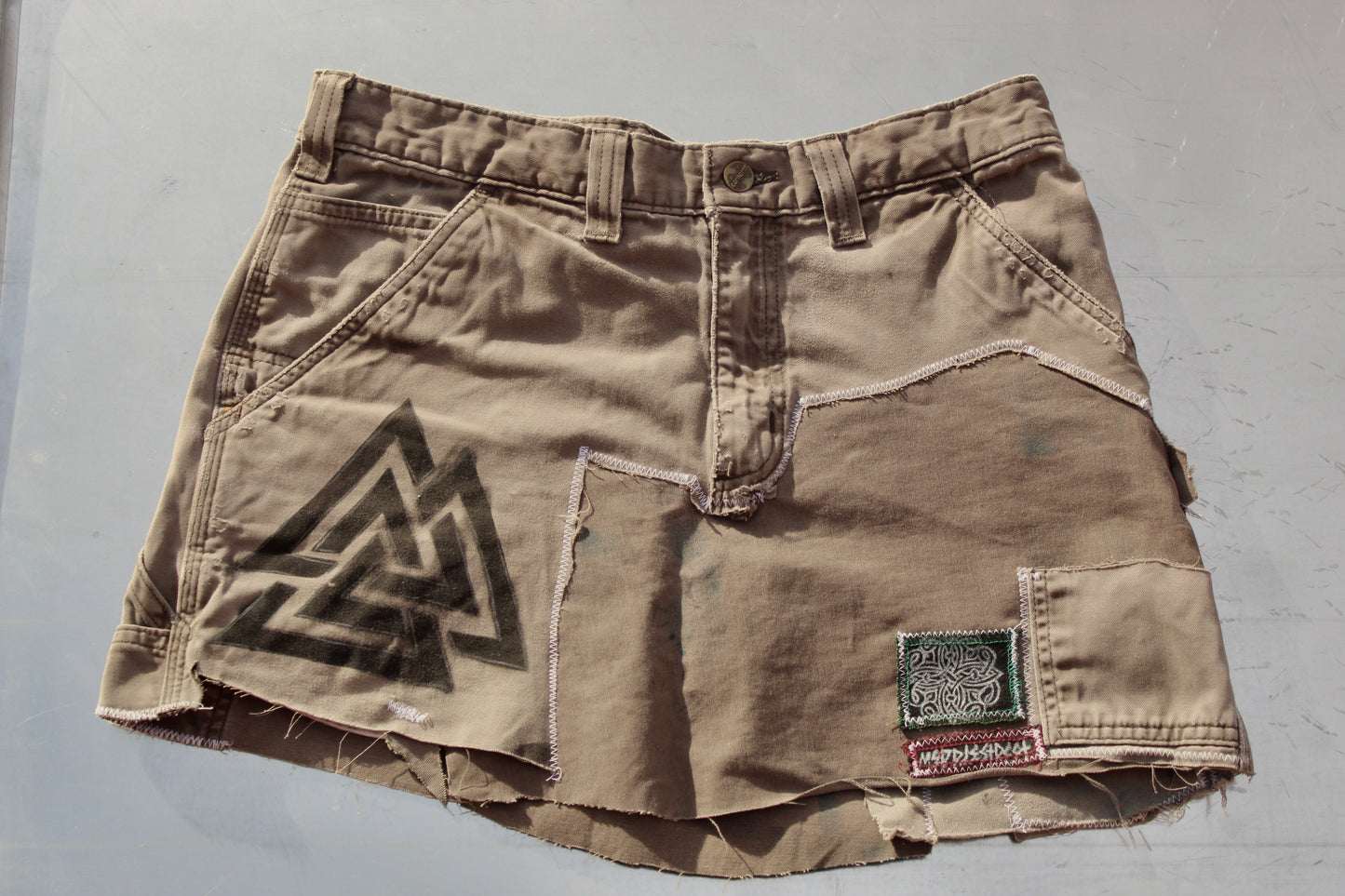 ReWoRKeD CaRHaRT SKiRT