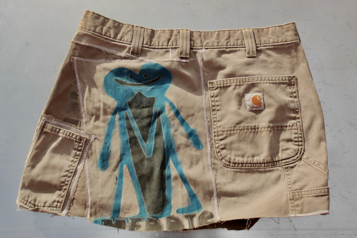 ReWoRKeD CaRHaRT SKiRT