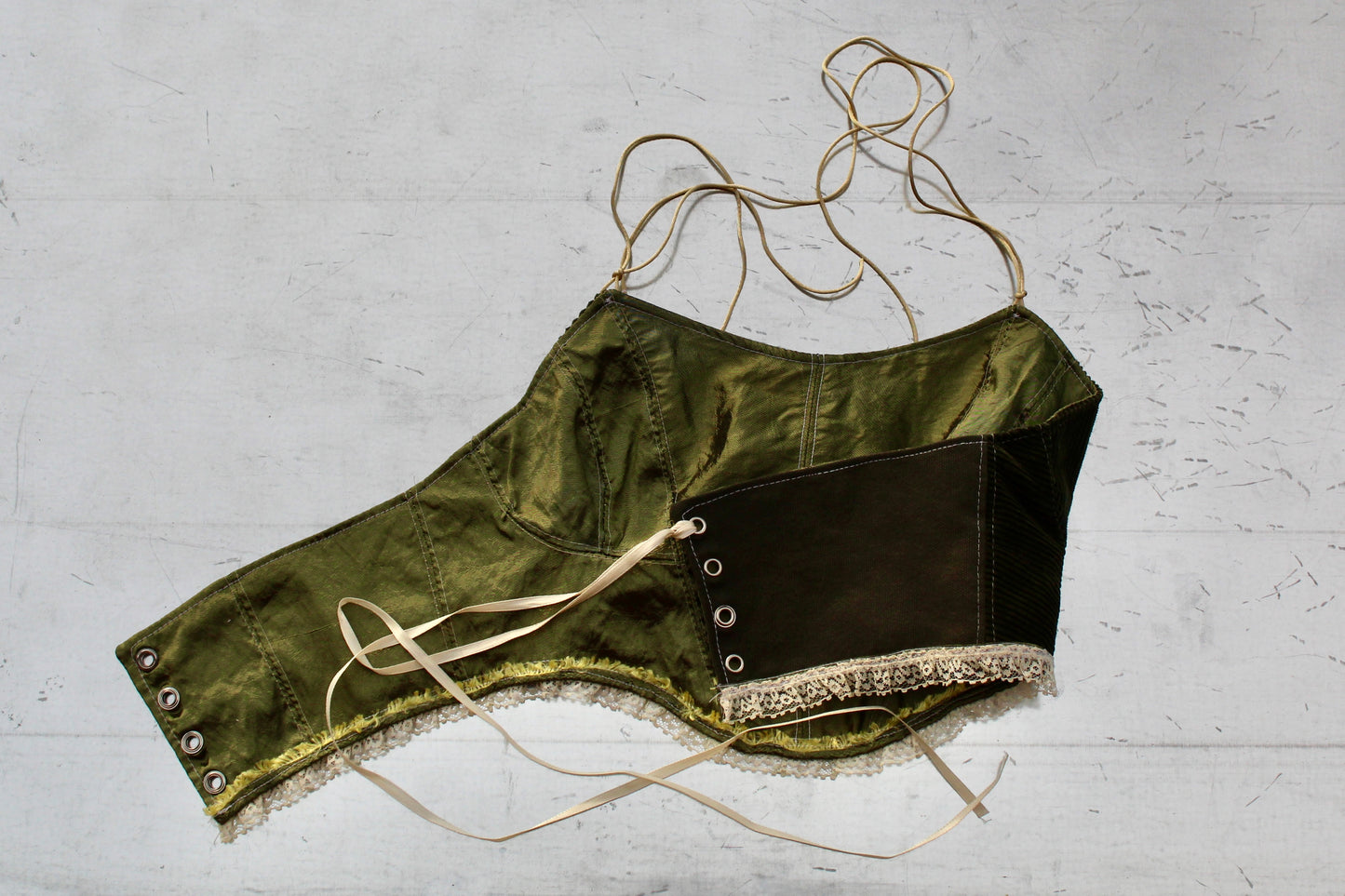MultiGreen Corset Top