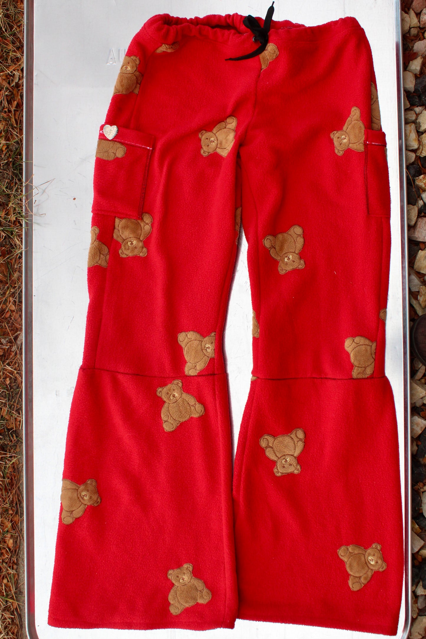 Fleece Teddy Bear Pants PROCESS