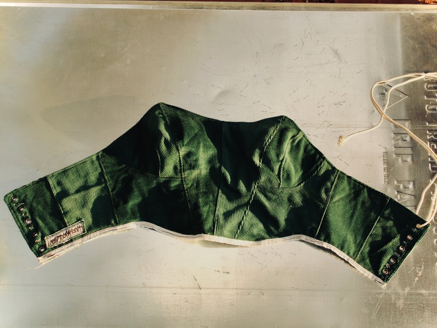 GReeN CoRDuRoY CoRSeT