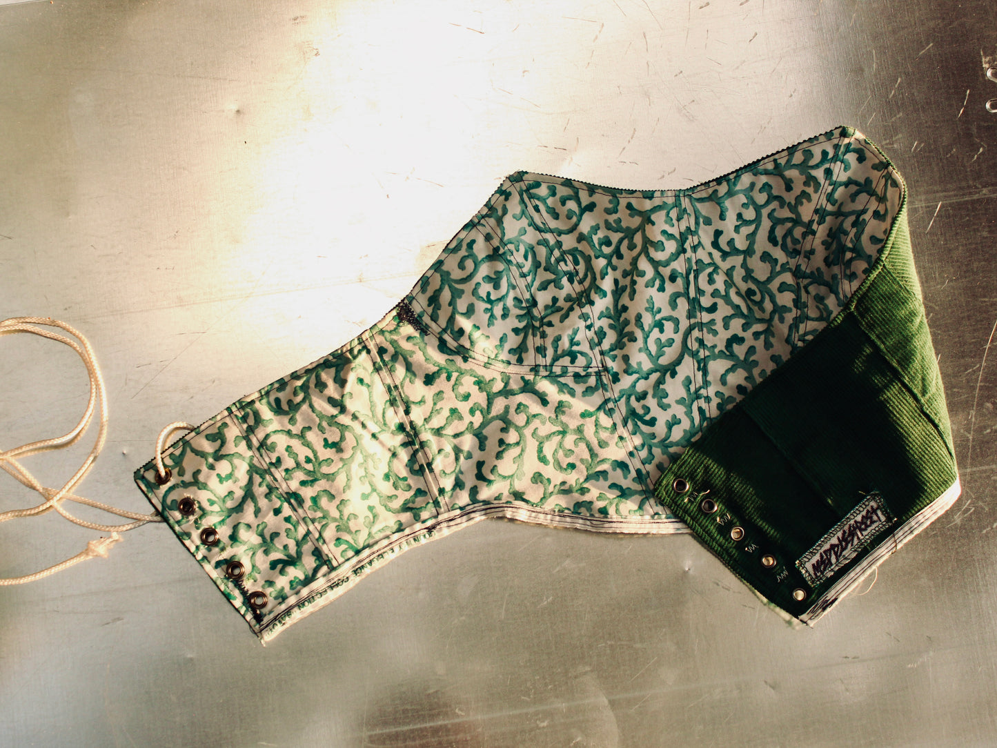 GReeN CoRDuRoY CoRSeT